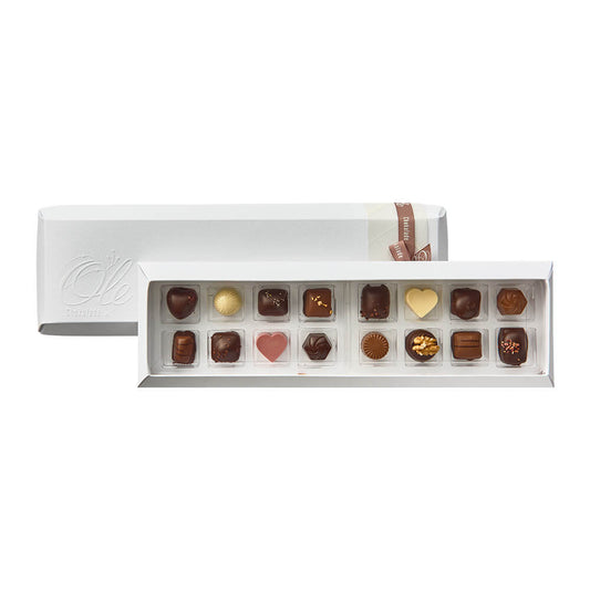 Gaveæske - 16 stk. dessertchokolade