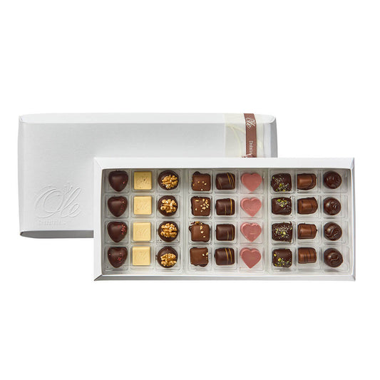 Gaveæske - 36 stk. dessertchokolade