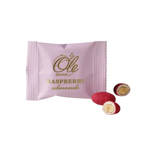 Hindbærmandler, 80 gr.