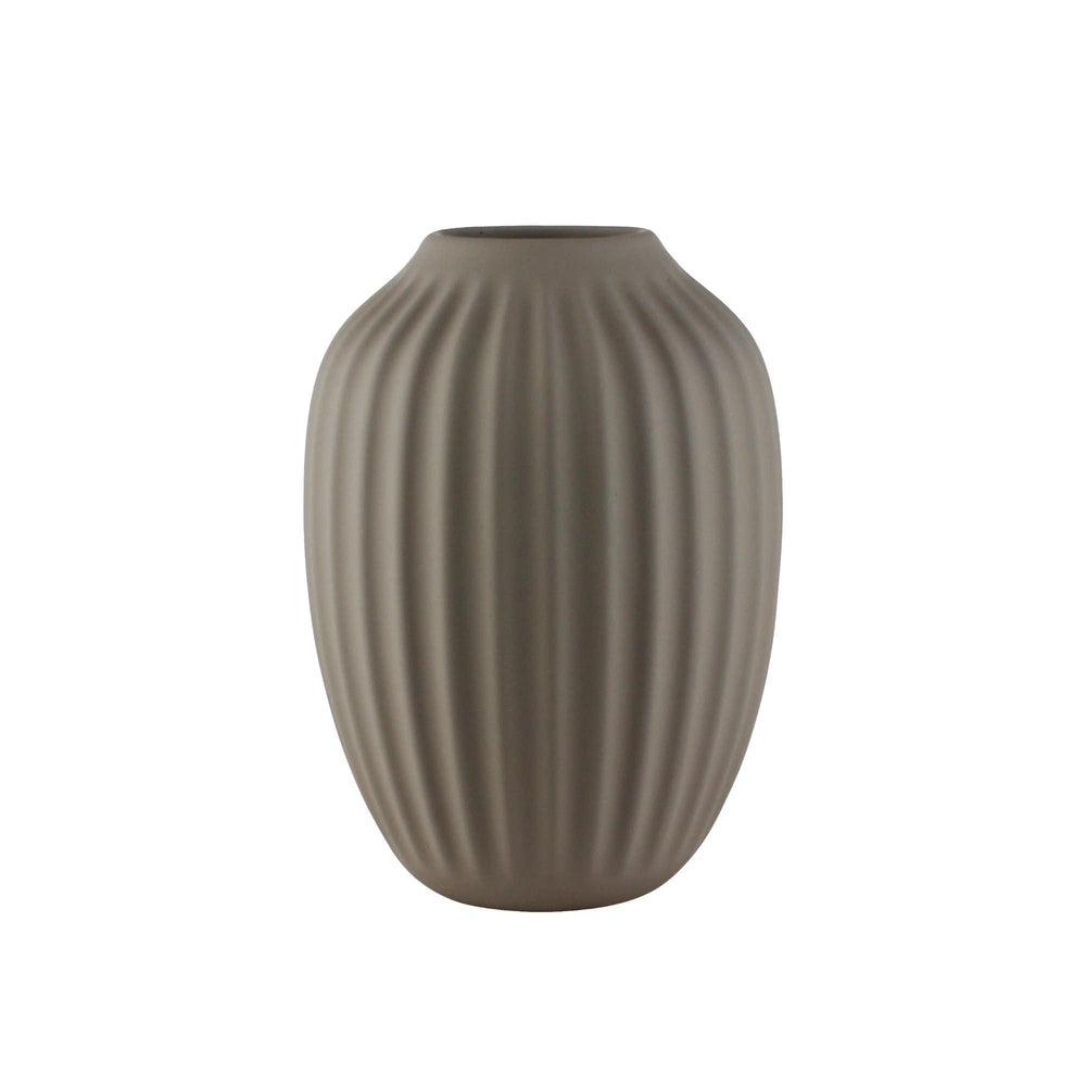 Tami vase Ø16,5 H23,3cm grå/brun