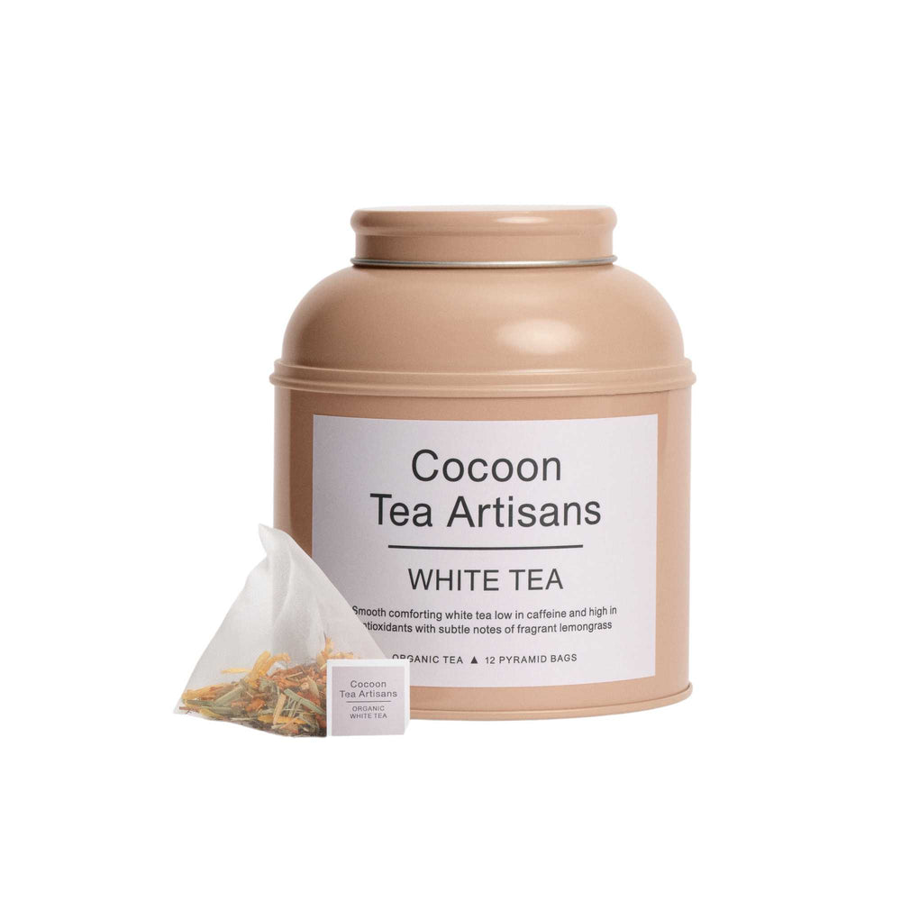 Te-dåse stor - Økologisk Hvid Te
